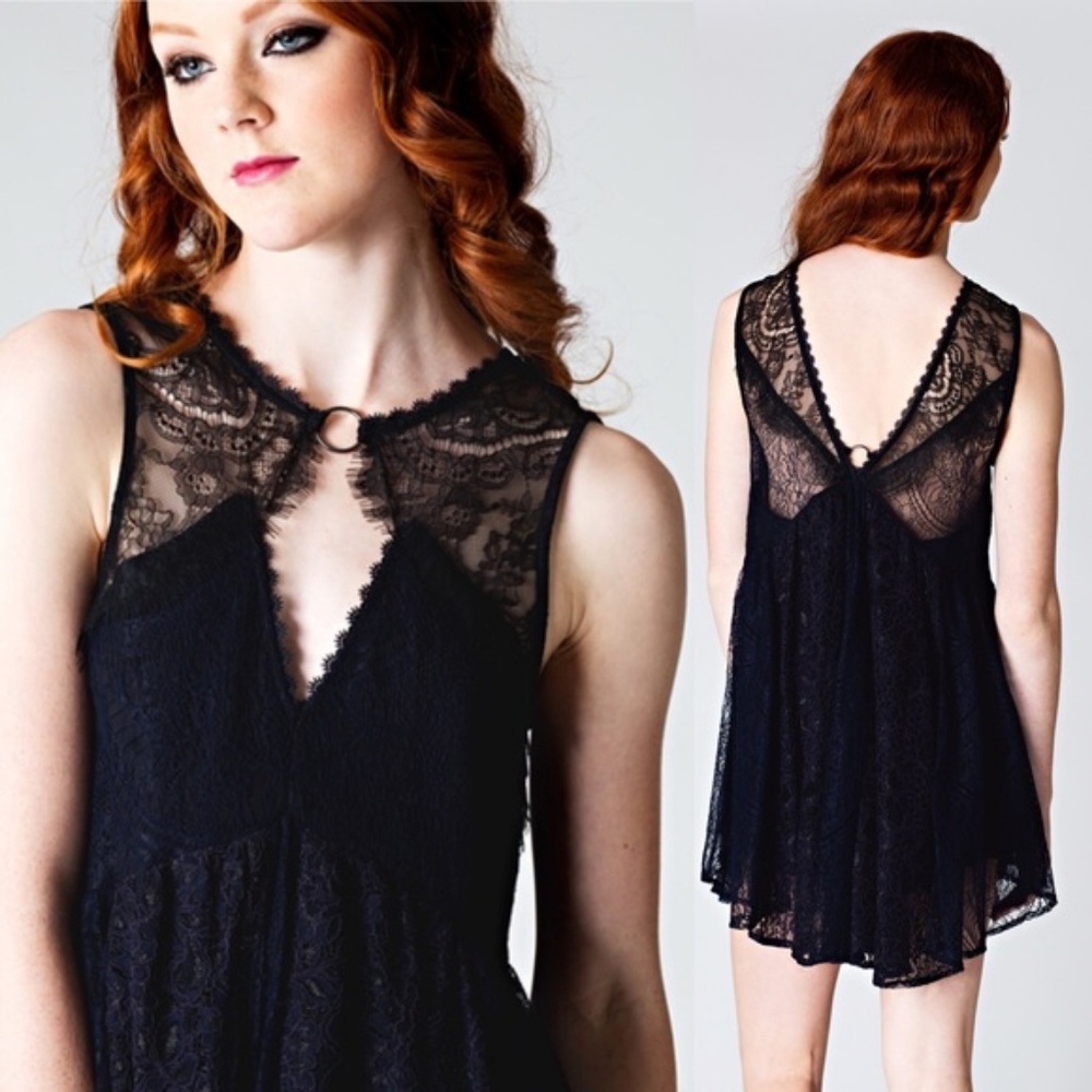 Free People Don't you Dare Lace dress